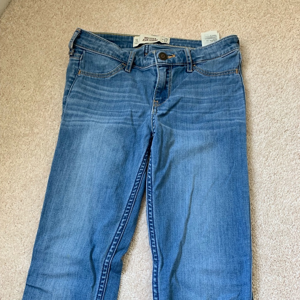 hollister jean legging